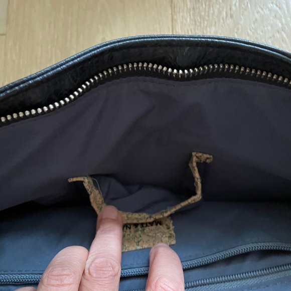 Matt & Nat black vegan bag - Picture 5 of 6